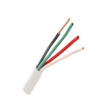 Security alarm cable 4x0.22mm2 White