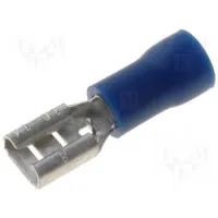 Terminal Female 4.8mm Blue