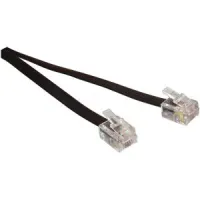 Telephone wire 2m RJ11 Black