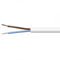 Electrical installation/wiring cable 2*0.75mm stranded White