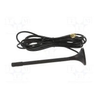 Wifi antenn 2dBi 3m must juhe SMA, magnet alus 12cm