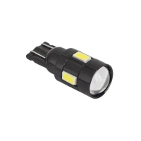 Car LED lamp 2tk T10 12-16V 1.35W 70lm Cold White 6500K Canbus