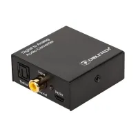 TOSL, COAX->2xRCA digitaal to analog  Audio converter