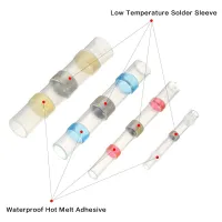 0.5-1.5mm2 Quick wire connector with tin - heat shrinking tube with solder
