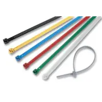 115-00002 LR55R-PA66HS-BK - Cable Tie, Releasable, Nylon 6.6 HS (Polyamide 6.6 HS) (Heat Stabilised), Black, 195 mm, 4.7 mm