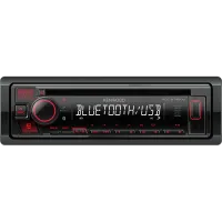KENWOOD CD/USB Receiver with Bluetooth technology for hands-free phone calls & music streaming.