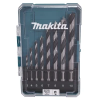 Makita Wood Drill Bit Set 8pcs 3-10mm