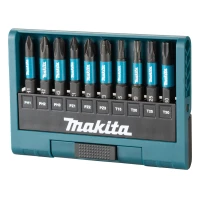 Makita Bit Set 10pcs Impact Black 50mm PH/PZ/TX