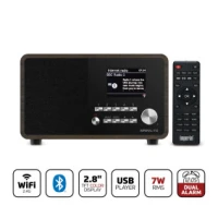 i110 (V2) Wi-Fi Internet Radio with Media Player function and Bluetooth® - Wood Look