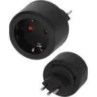 Travel Adapter Europe-to-Switzerland Earthed