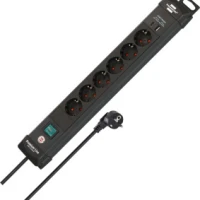 Premium Office Line Plus 6 Way Extension Socket with USB C PD 1.8m