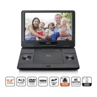 Portable 11,5" Bluray-DVD player Black