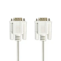 Serial Cable, D-SUB 9-Pin Male, D-SUB 9-Pin Male, Nickel Plated, 2.00 m
