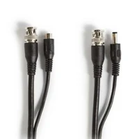 CCTV Security Cable, BNC / DC, 10.0 m, Round, PVC