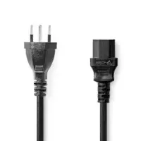 Power Cable, CH Type 12, IEC-320-C13, Straight, Straight