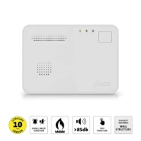 Carbon monoxide alarm with 10 year sensor runtime