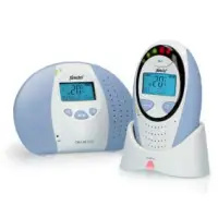 Full Eco DECT baby monitor with display white/blue