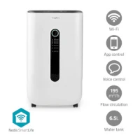 SmartLife Dehumidifier, Wi-Fi, 20 l/Day, Dehumidification / Continuous / Max+ / Dry laundry / Ventilation, Android™ / IOS