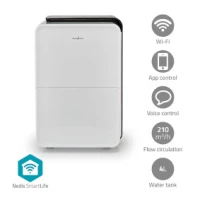 SmartLife Dehumidifier, Wi-Fi, 30 l/Day, Dehumidification / Continuous / Max+ / Dry laundry / Ventilation, Android™ / IOS