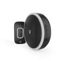 Wireless Doorbell Set, Battery Powered, 4.5 V DC, 1x CR2032, Volume: 80 dB