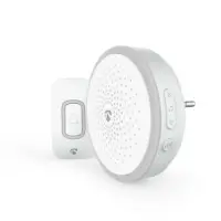 Wireless Doorbell Set, Battery Powered / Mains Powered, 220 - 250 V AC, 1x CR2032, Volume: 80 dB