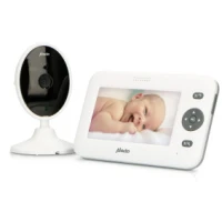 Video baby monitor with 4.3" colour display, white