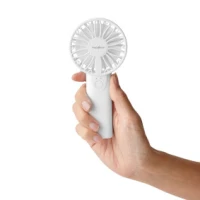 Hand Fan, 60 mm, 2-Speed Settings, White