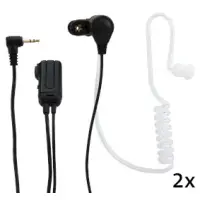 Airtube headset two-way radio