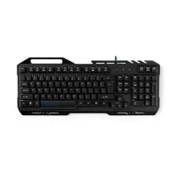 Wired Gaming Keyboard, USB 2.0, Membrane Keys, LED, US International