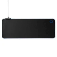 Gaming Mouse Pad, Microfiber / Rubber, Black