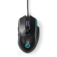 Gaming Mouse, Wired, 800 / 1200 / 2400 / 3200 / 4800 / 7200 dpi, Adjustable DPI, Number of buttons: 6