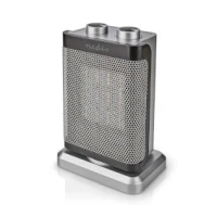 Ceramic PTC Fan Heater, 1000 / 1500 W, 2 Heat Modes, Adjustable thermostat, Rotates automatically