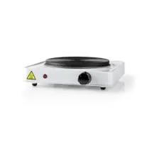 Electric Cooking Plates, Cooking zones: 1, 1500 W, Overheating protection, White
