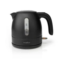 Electric Kettle, 1.0 l, Plastic, Black, Rotatable 360 degrees