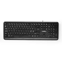 Wired Keyboard, USB-A, Multimedia, QWERTY, ND Layout