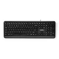 Wired Keyboard, USB-A, Multimedia, QWERTY, US Layout