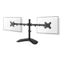 Desk Monitor Mount, 2 Screens, 15 - 32 ", 75x75 / 100x100, Full Motion