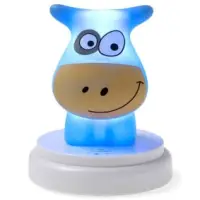 LED night light cow blue