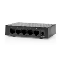 Network Switch, CAT5 / CAT5e / CAT6 / CAT6a / CAT7, Ports: 5 port(s), Number of PoE ports: 0, VLAN support