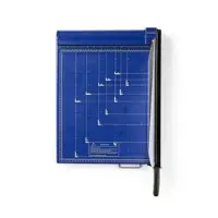 Paper Cutting Machine, Max. cutting size: 297 x 420 mm, Type of knife: Metal, Metal, Black / Blue