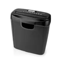 Paper Shredder, Strip Cut, 6x A4 pages, 10 l, Safety standard: DIN 2