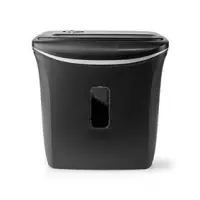 Paper Shredder, Cross Cut, 6x A4 pages, 12 l, Safety standard: DIN 4