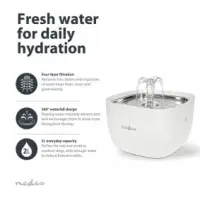 Drinking fountain for cats and dogs, 2.0 l, 40 dB, 1.50 m, Water Fountain