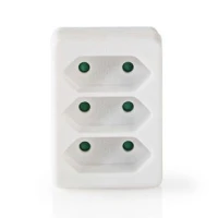 Power Socket Splitter, Type F (CEE 7/7), 250 V AC 50 Hz, Type C (CEE 7/16), 250 V AC 50/60 Hz