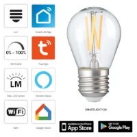 Smart filament LED lamp with Wi-Fi