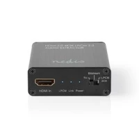 HDMI™ Extractor, HDMI™ Input, TosLink Female / 1x 3.5 mm / 1x HDMI™ Output, Maximum resolution: 4K@60Hz, 18 Gbps