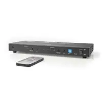 HDMI™ Matrix Switch, 4 x 2 port(s), 4x HDMI™ Input, 2x 3.5 mm / 2x HDMI™ Output / 2x TosLink, 4K@60Hz