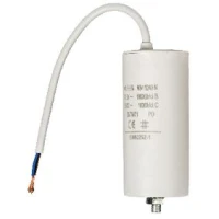 Capacitor, 40 uF, 450 V, Faston + Cable, 1 pcs