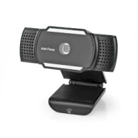 Webcam, 2K@30fps, Auto Focus, Built-In Microphone, Black