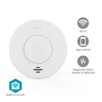 SmartLife Smoke Detector, Battery Powered, Sensor life cycle: 10 year, EN 14604, Max. battery life: 120 Months